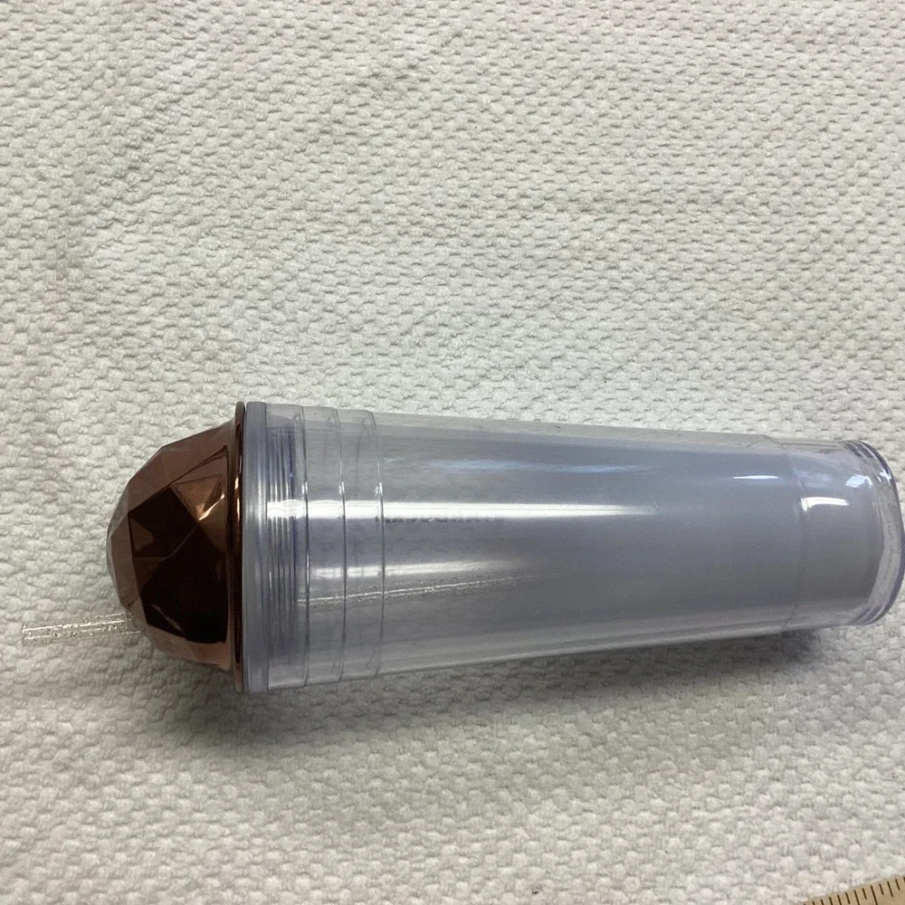 Starbucks Venti  Frosted Copper Dome Tumbler 24 oz Double Wall‎ VGUC